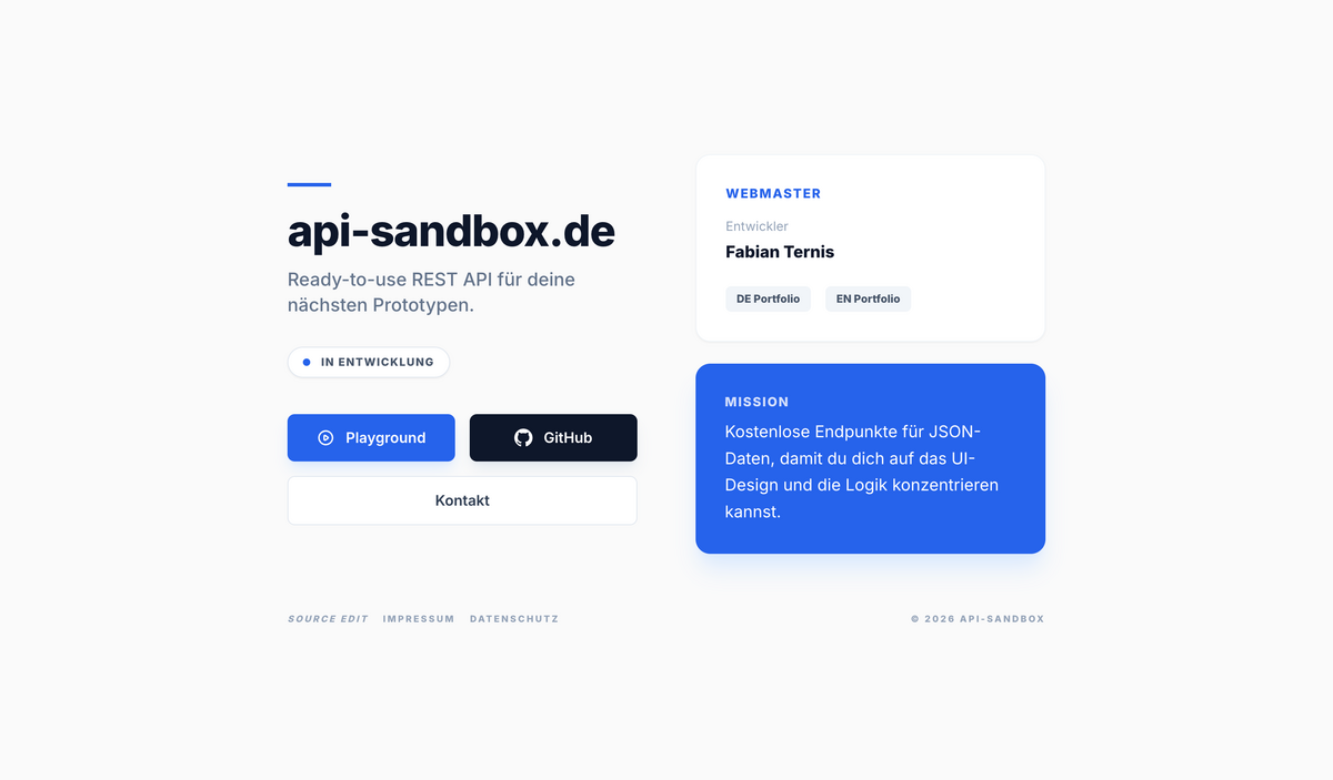 API Sandbox